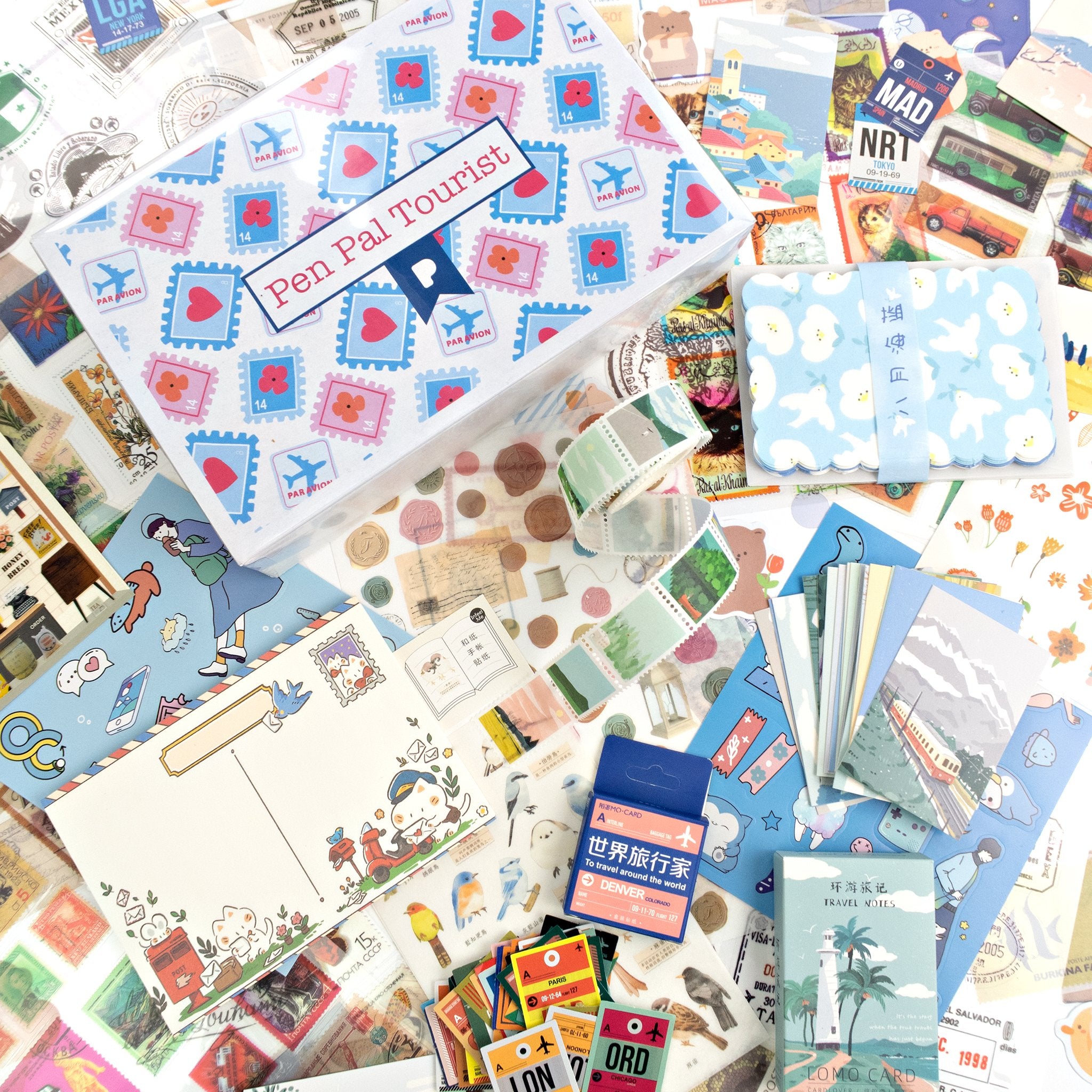 Pen Pal Tourist Stationery Box