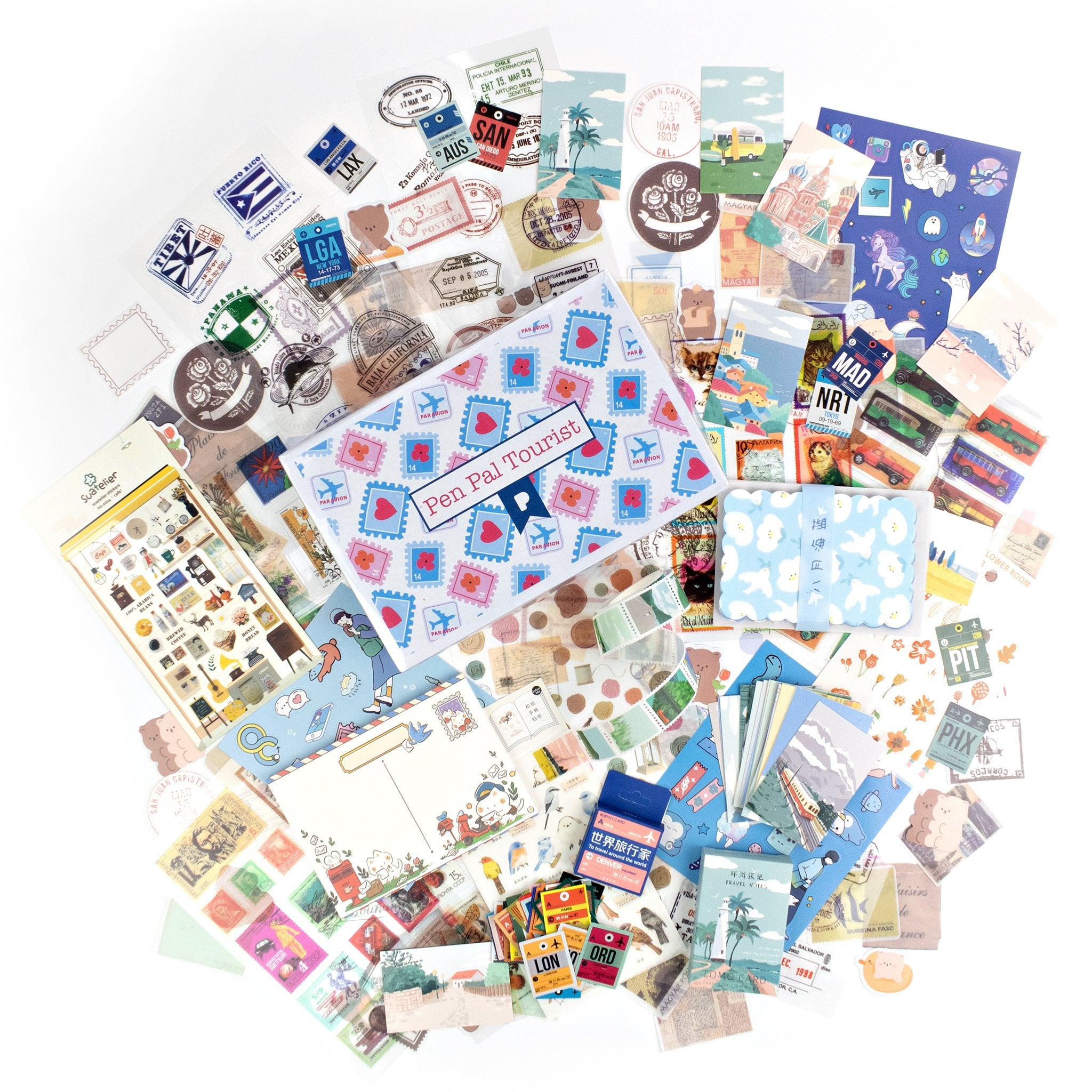 Pen Pal Tourist Stationery Box