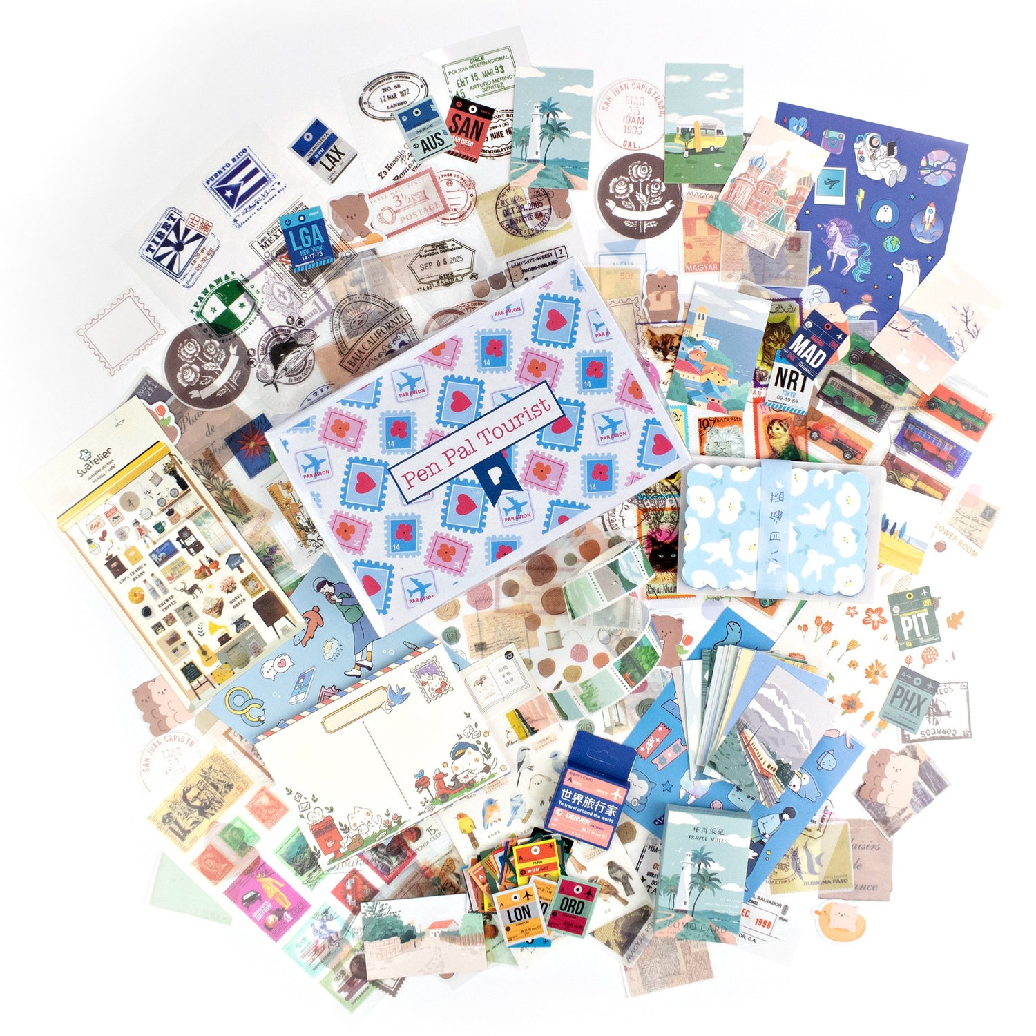 Pen Pal Tourist Stationery Box
