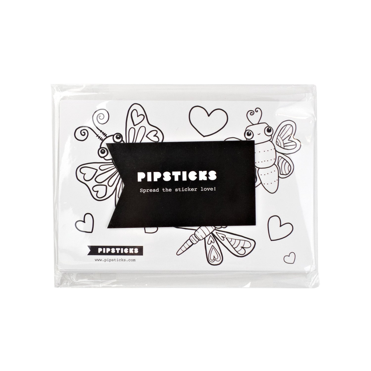 Color-in Butterflies Postcard Pack