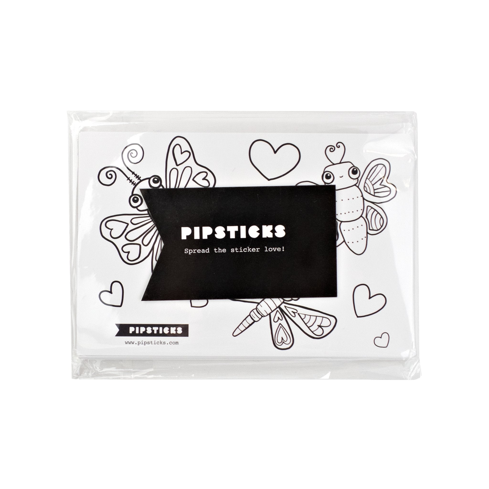 Color-in Butterflies Postcard Pack