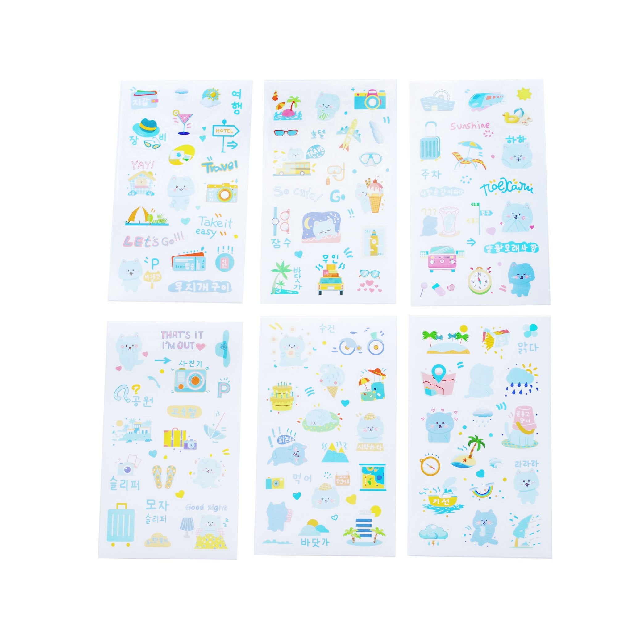 Traveling Cat Mini Sticker Album