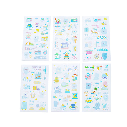 Traveling Cat Mini Sticker Album