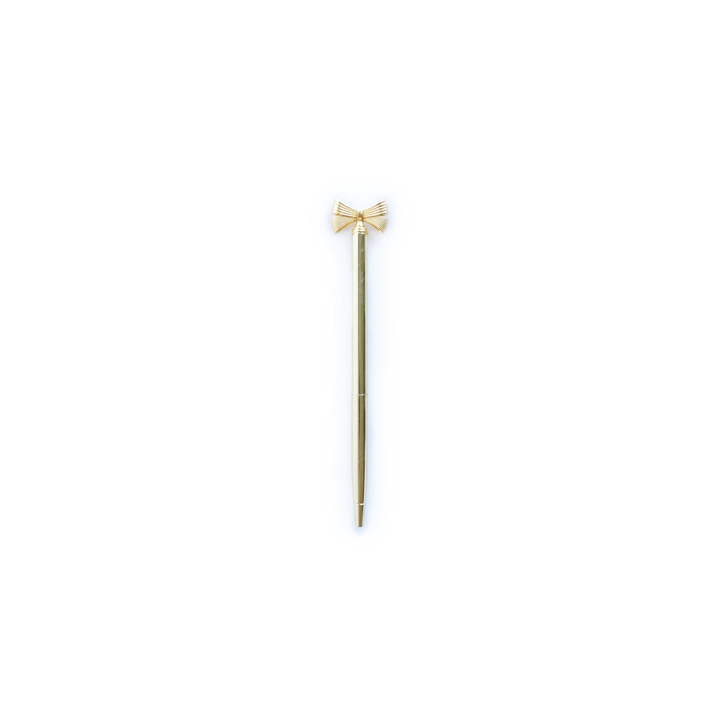 Gold Bow Ballpoint Pen