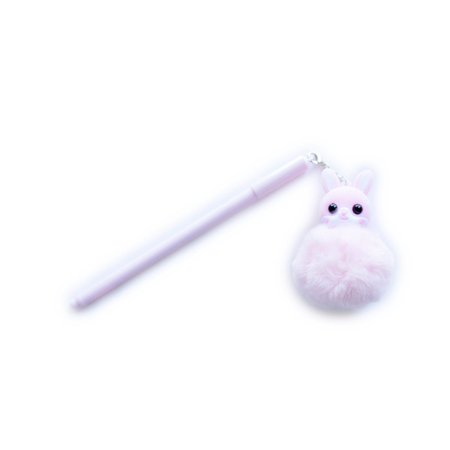 Fluffy Pink Bunny Gel Pen
