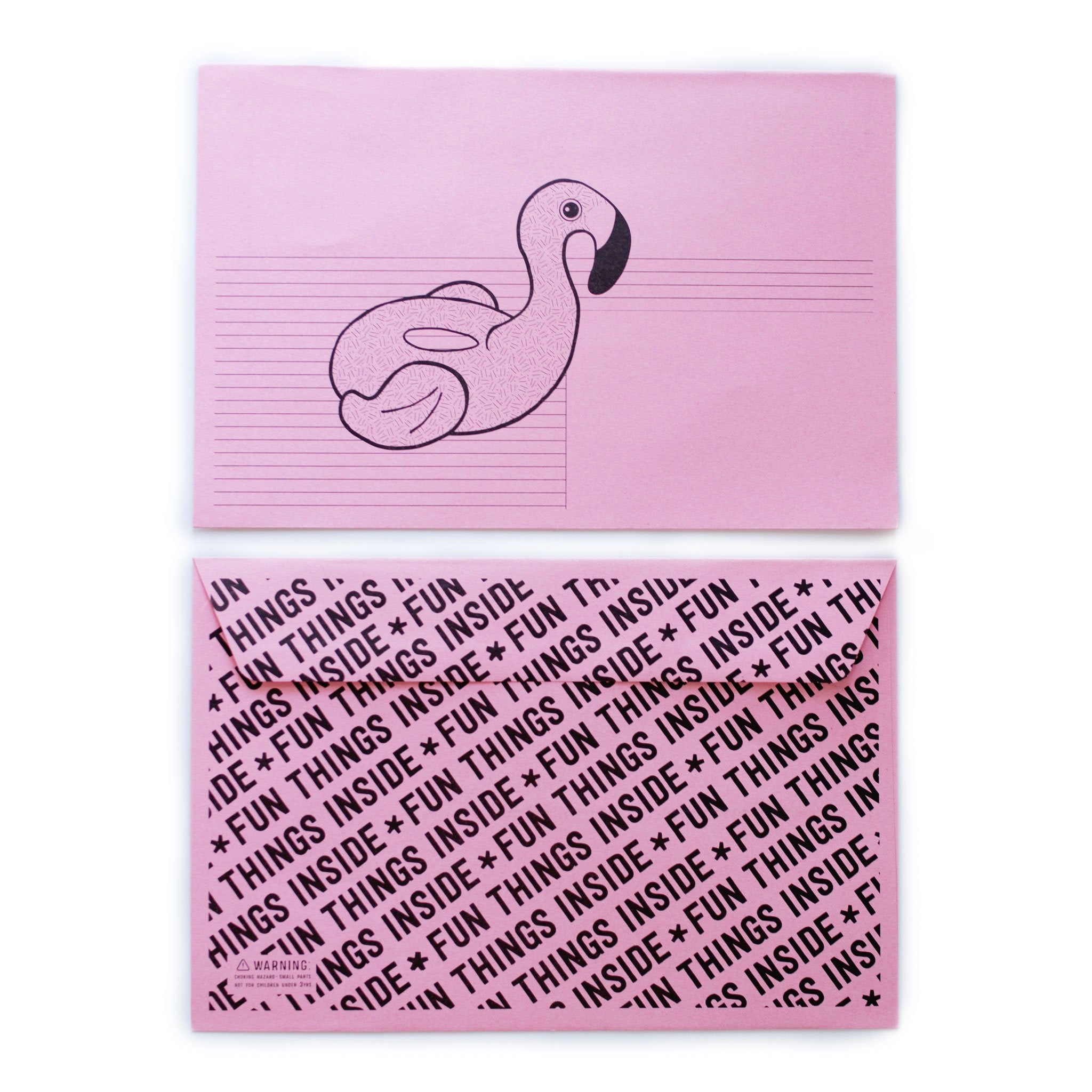 Pipsticks Flamingo Floatie Envelope 6-Pack