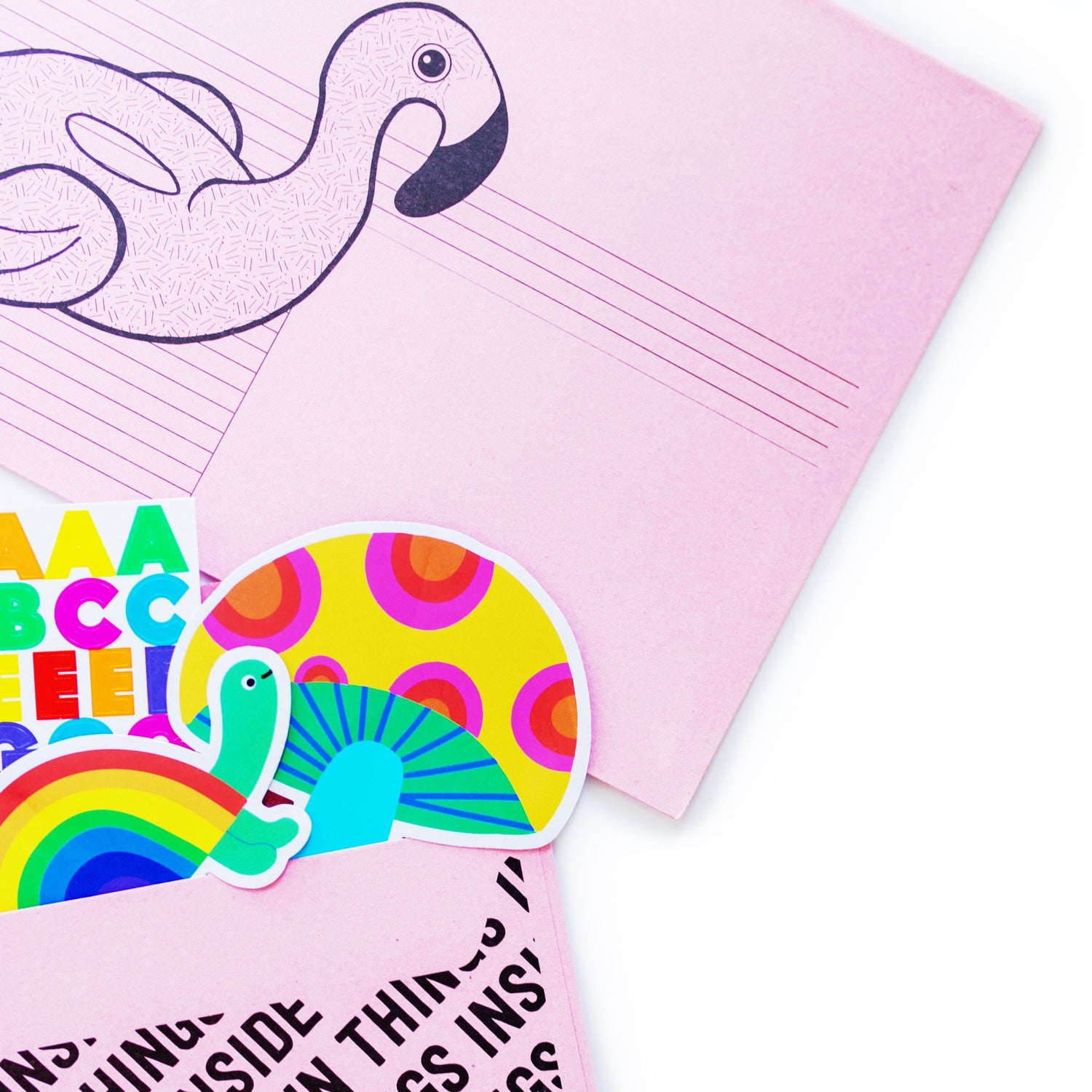 Pipsticks Flamingo Floatie Envelope 6-Pack
