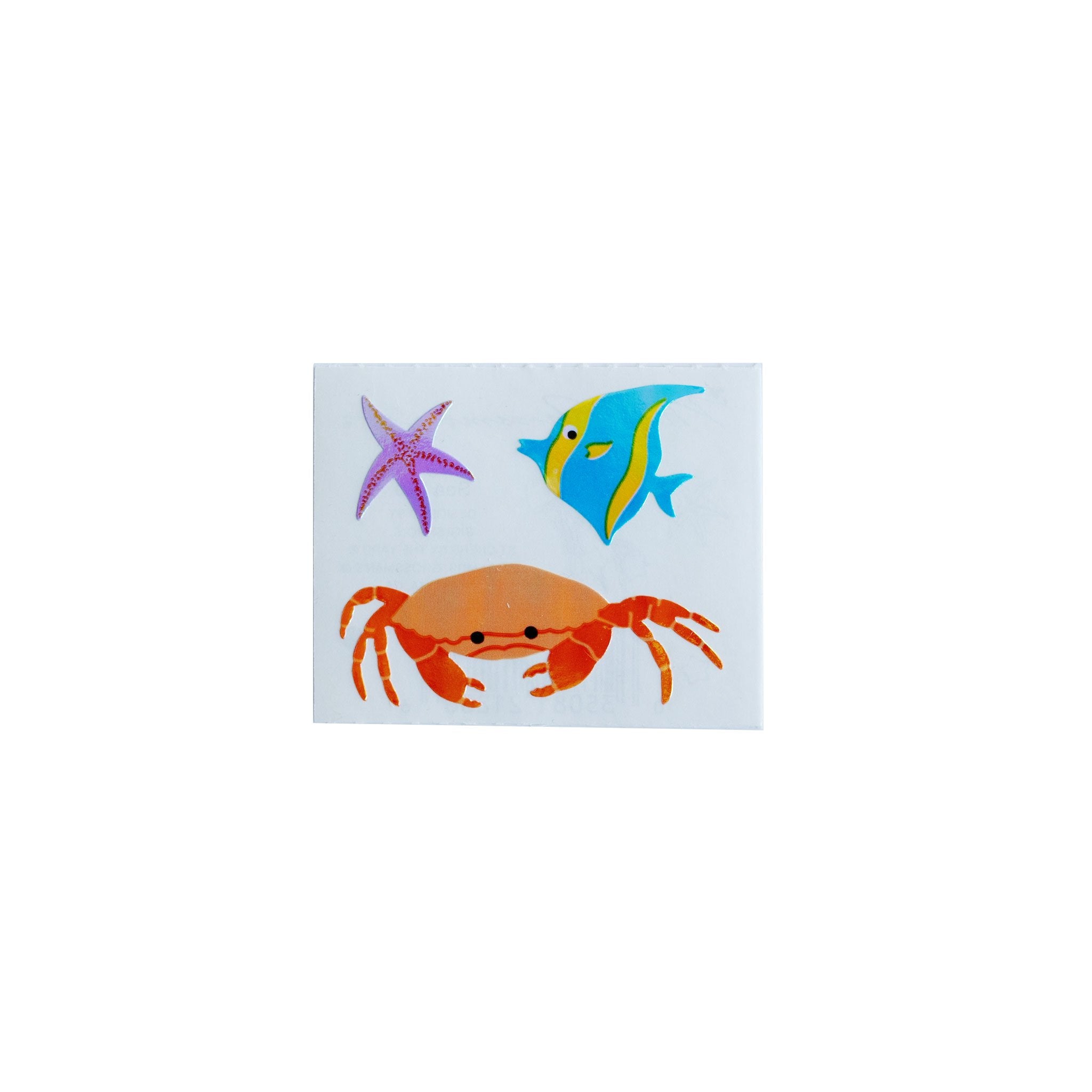 Sea Life Holographic Sticker Sheets