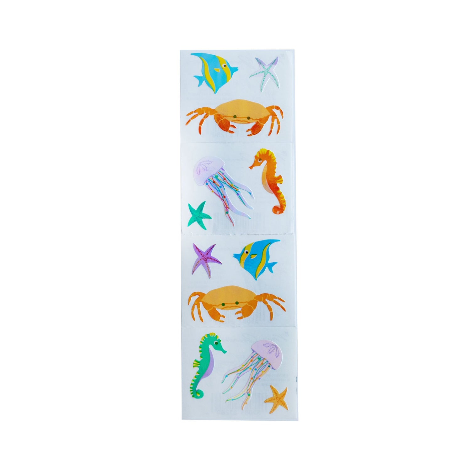 Sea Life Holographic Sticker Sheets