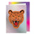Big Puffy Tiger Greeting Card
