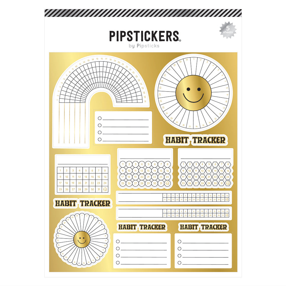 Pipsticks Habit Tracker Labels (5ct)