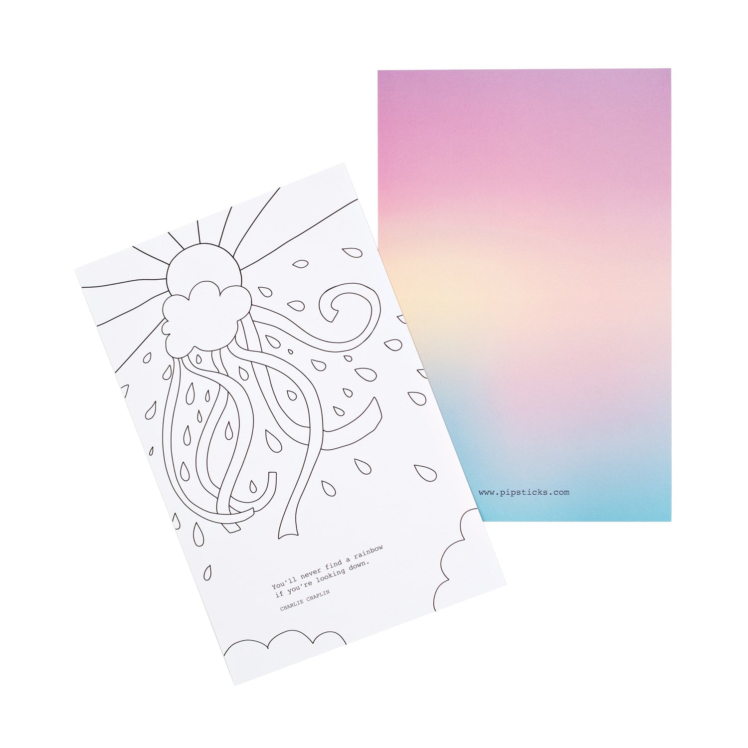 You'll Never Find A Rainbow Quote Card Pack