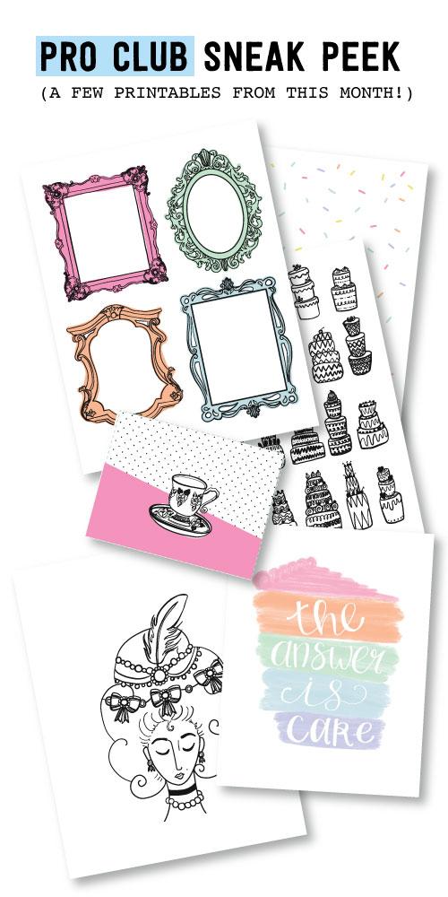 Let Them Eat Cake Pro Printables