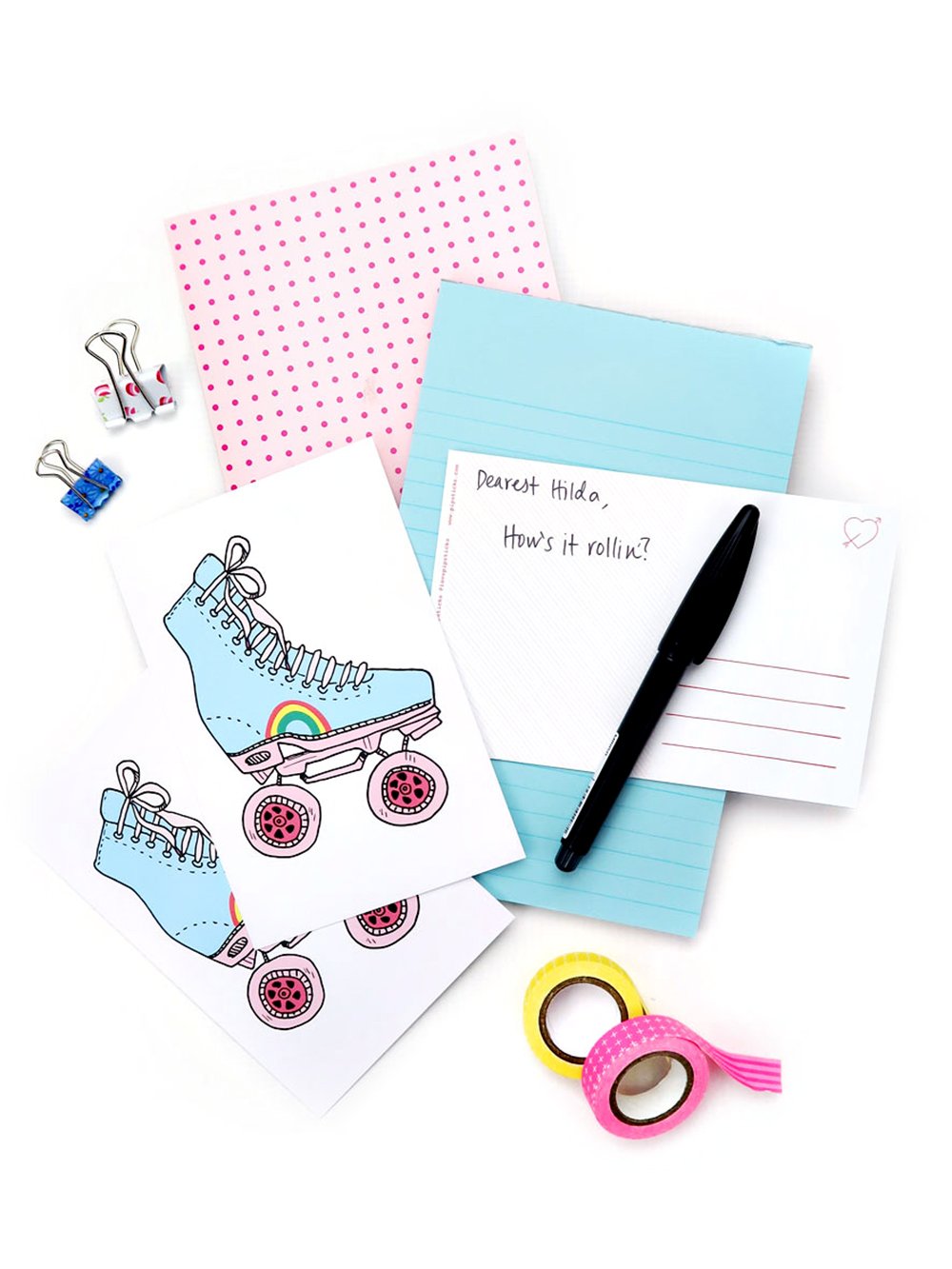 Roller Skate Postcard Pack