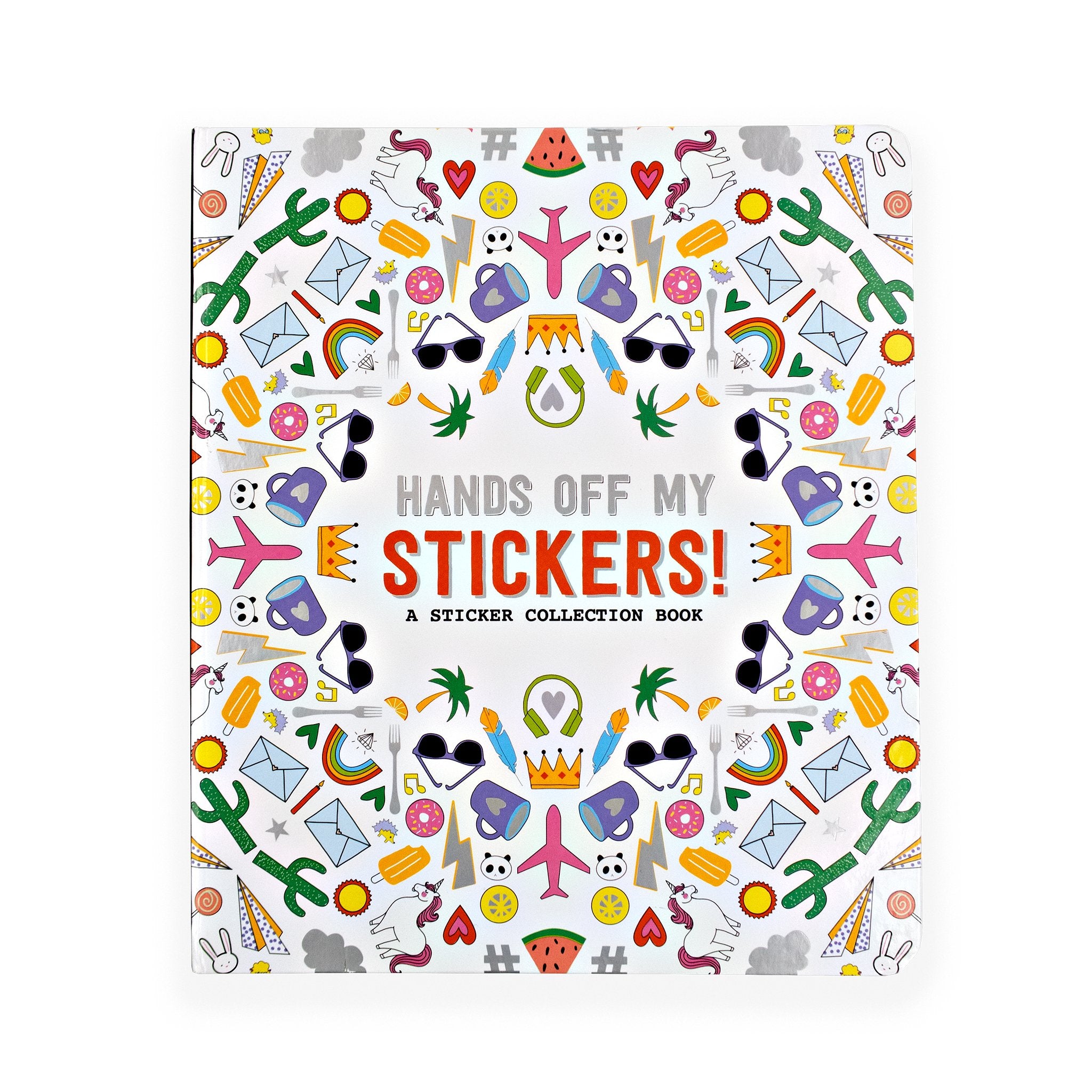 Hands Off My Stickers! Sticker Collection Book