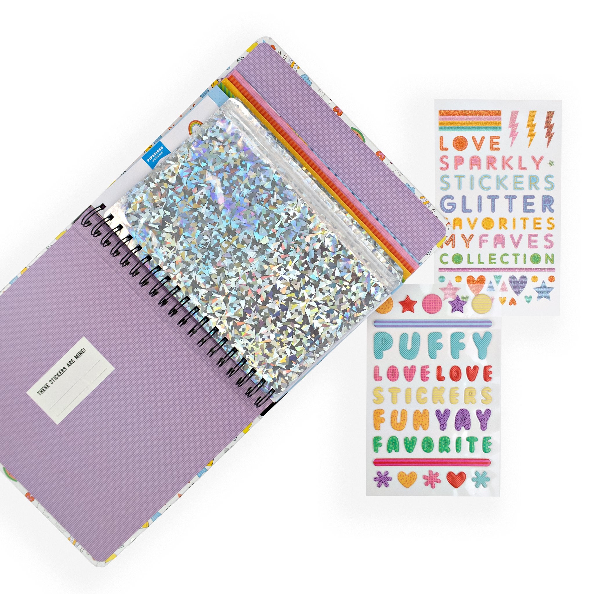 Hands Off My Stickers! Sticker Collection Book