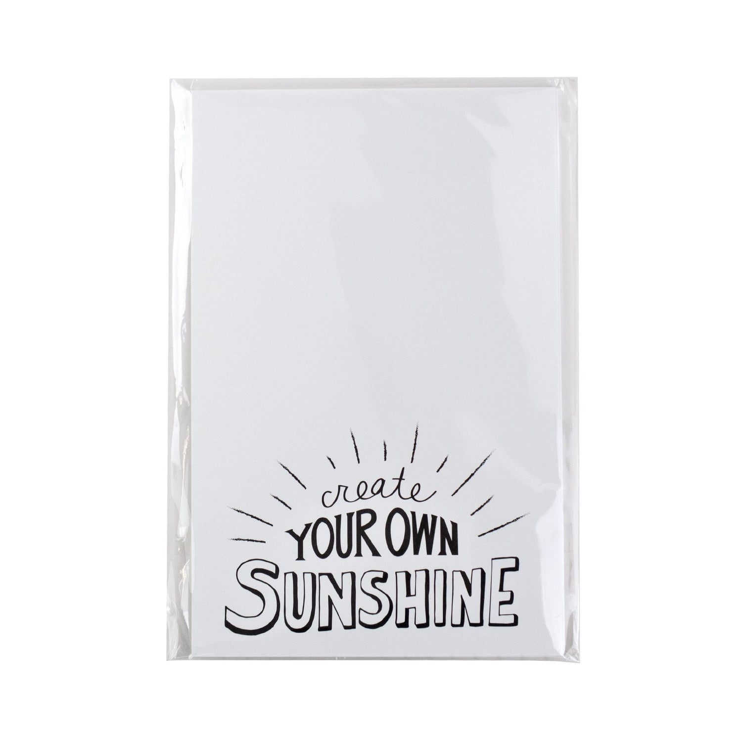 Create Your Own Sunshine Quote Card Pack