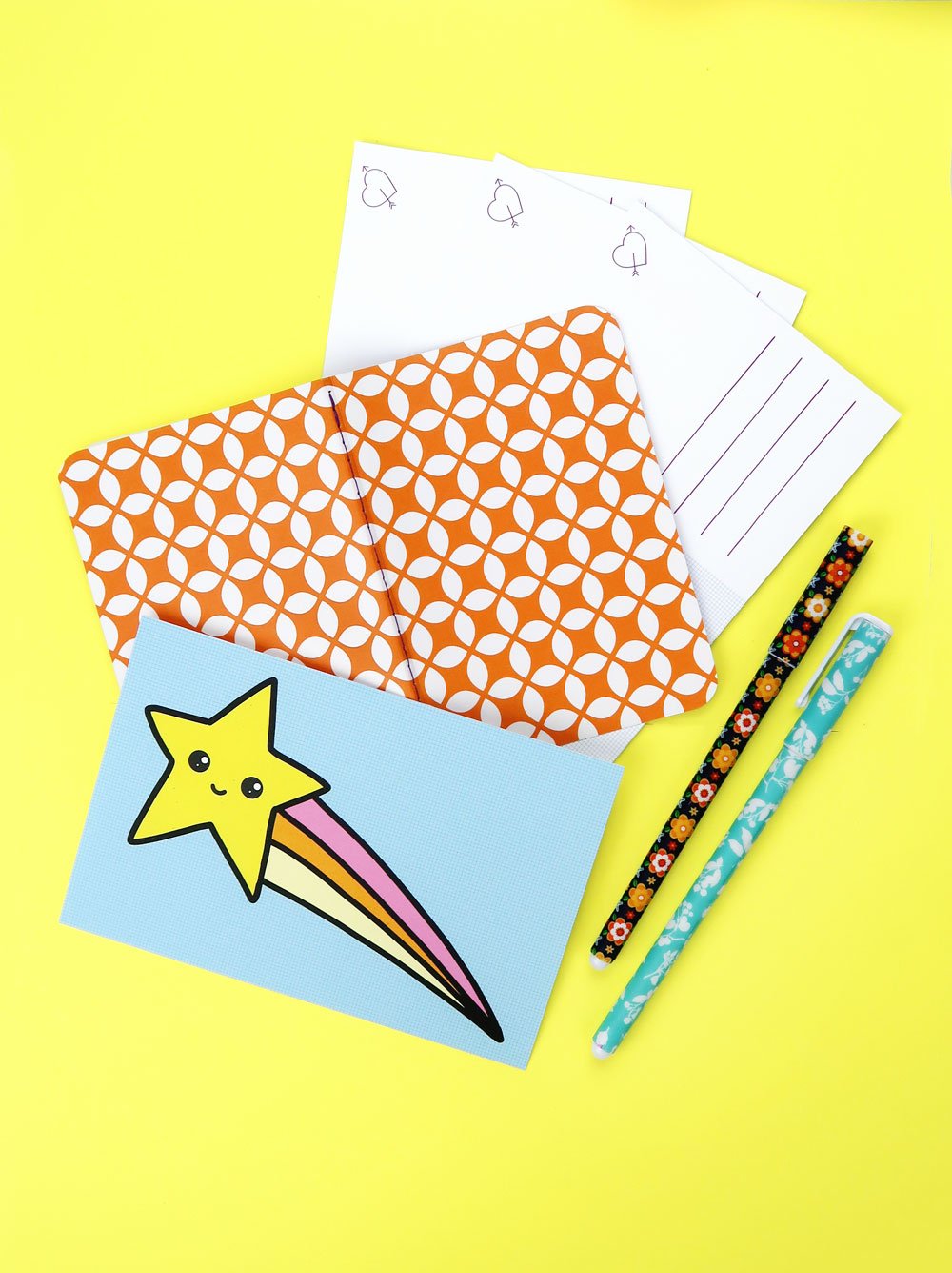 Kawaii Star Postcard Pack