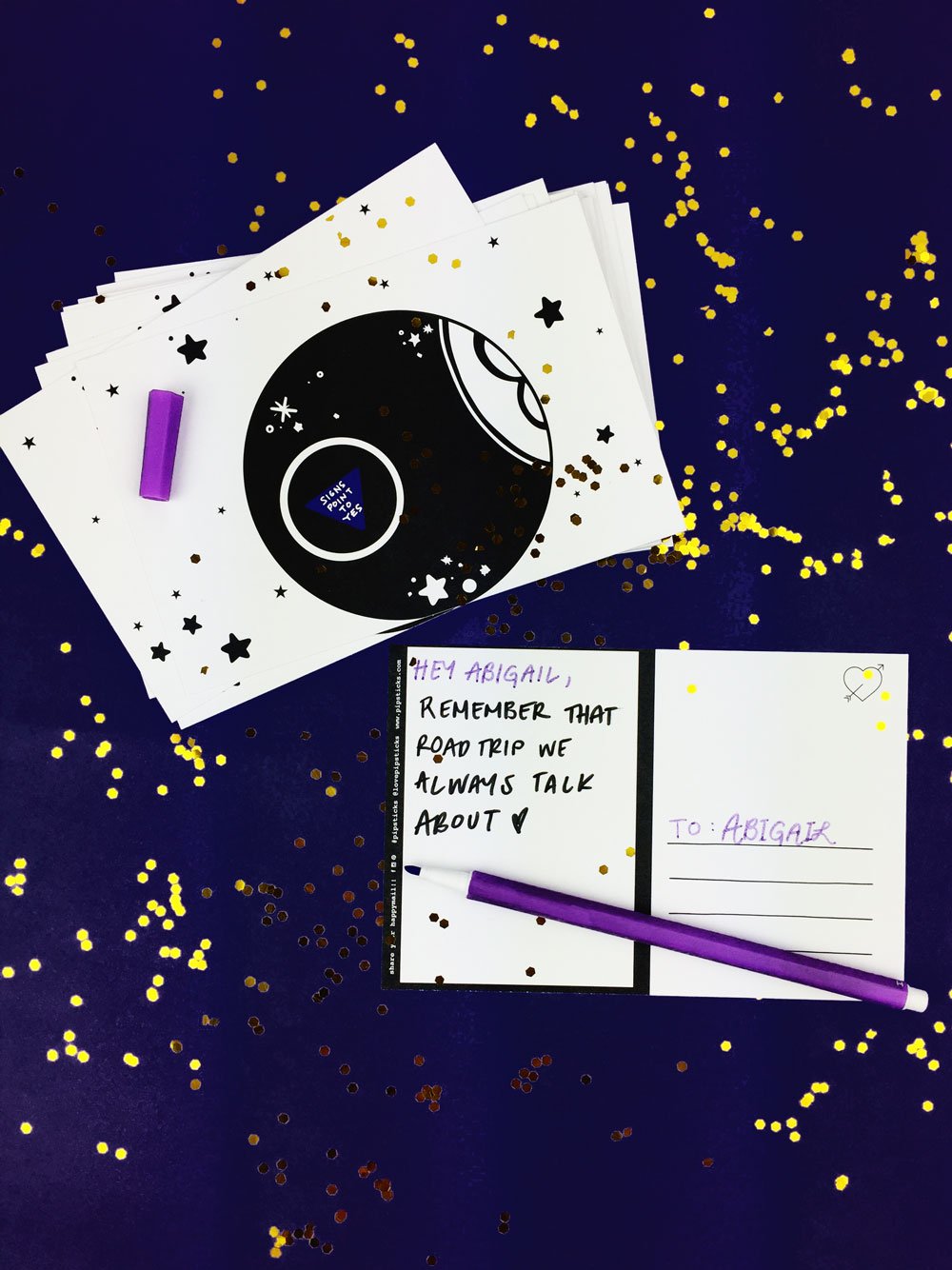 Magic Eight Ball Postcard Pack