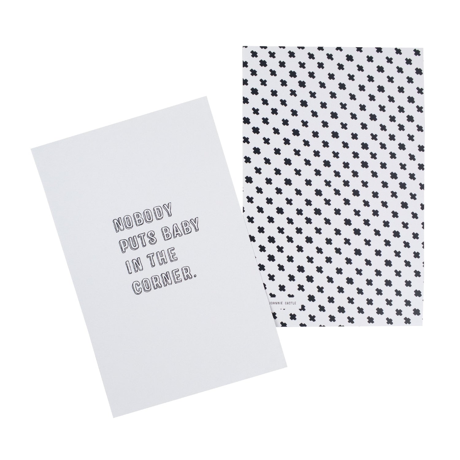 Nobody Puts Baby In A Corner Quote Card Pack