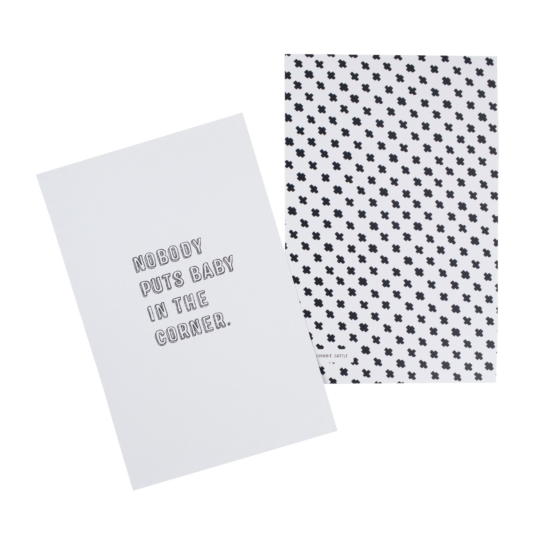 Nobody Puts Baby In A Corner Quote Card Pack