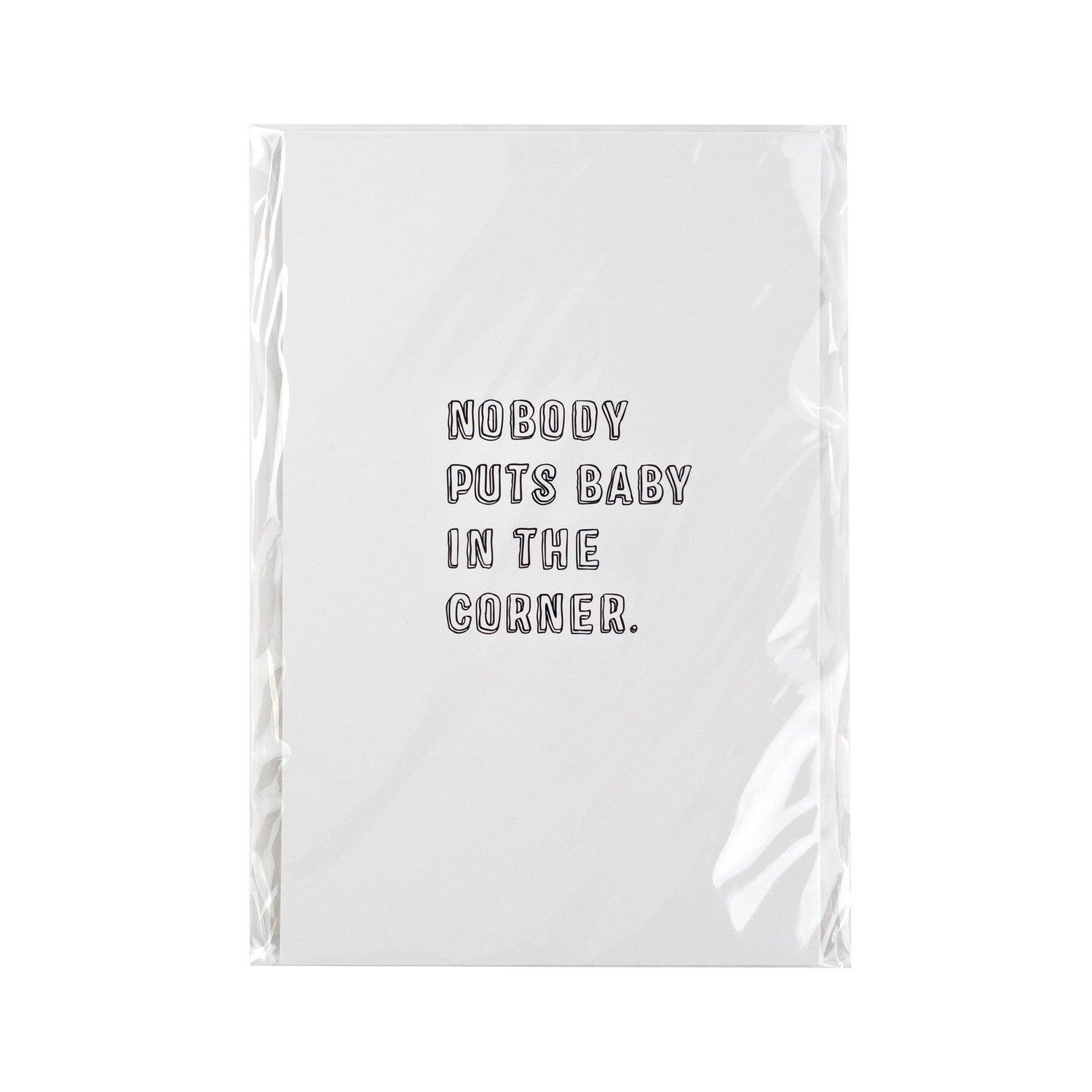 Nobody Puts Baby In A Corner Quote Card Pack