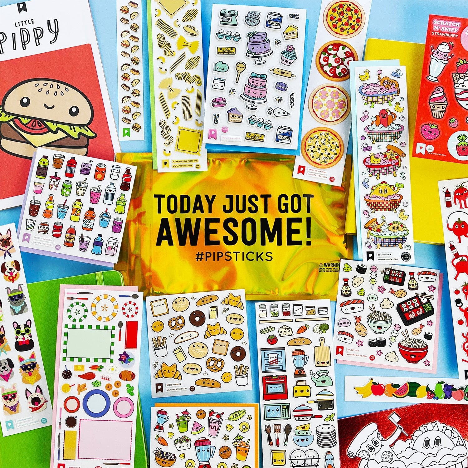Kyd Sticker SNEAK PEEK: Feb KID Sticker Club