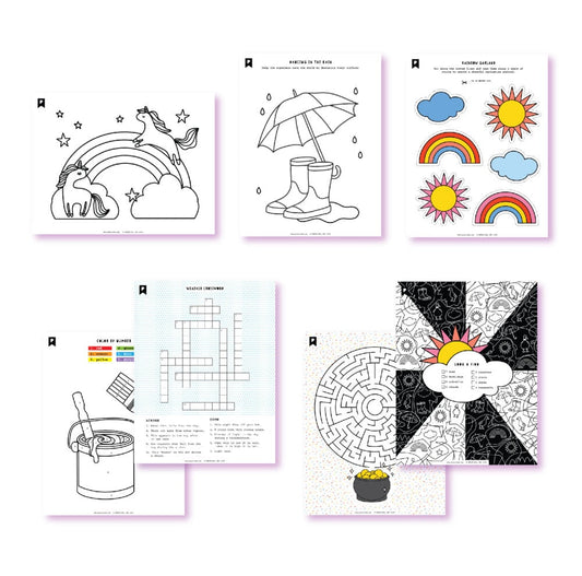 2020 February Kids Club Printables