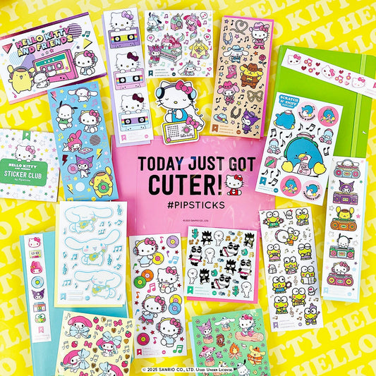 Sneak Peek: December Hello Kitty and Friends Sticker Club Pack