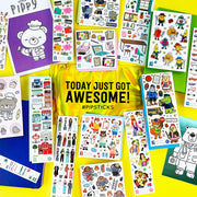 Sneak Peek: December KID Sticker Club Pack