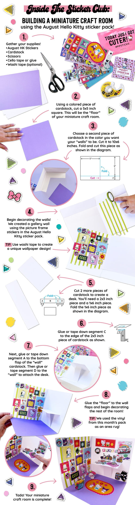 Inside the Sticker Club August 2026 Hello Kitty