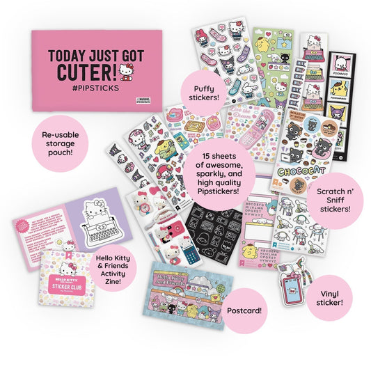 Sneak Peek: February 2026 Hello Kitty and Friends Sticker Pack