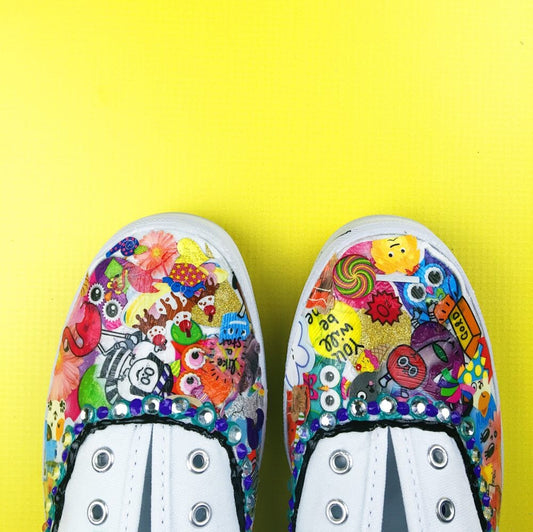 stickerbomb keds are so cool