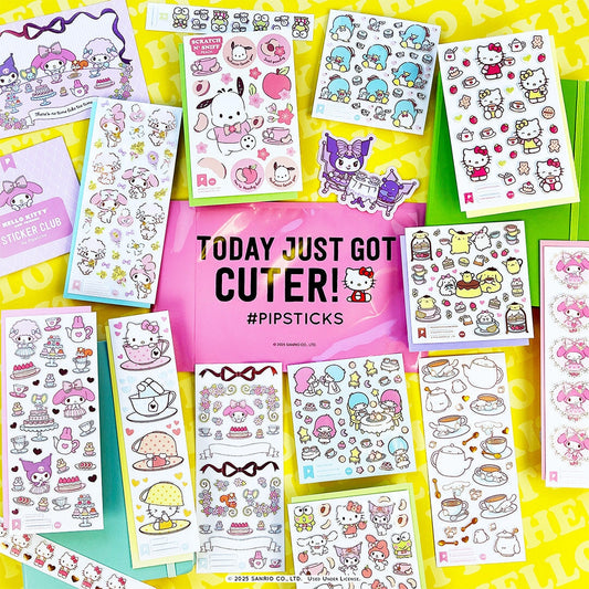 Sneak Peek: January 2026 Hello Kitty and Friends Sticker Pack