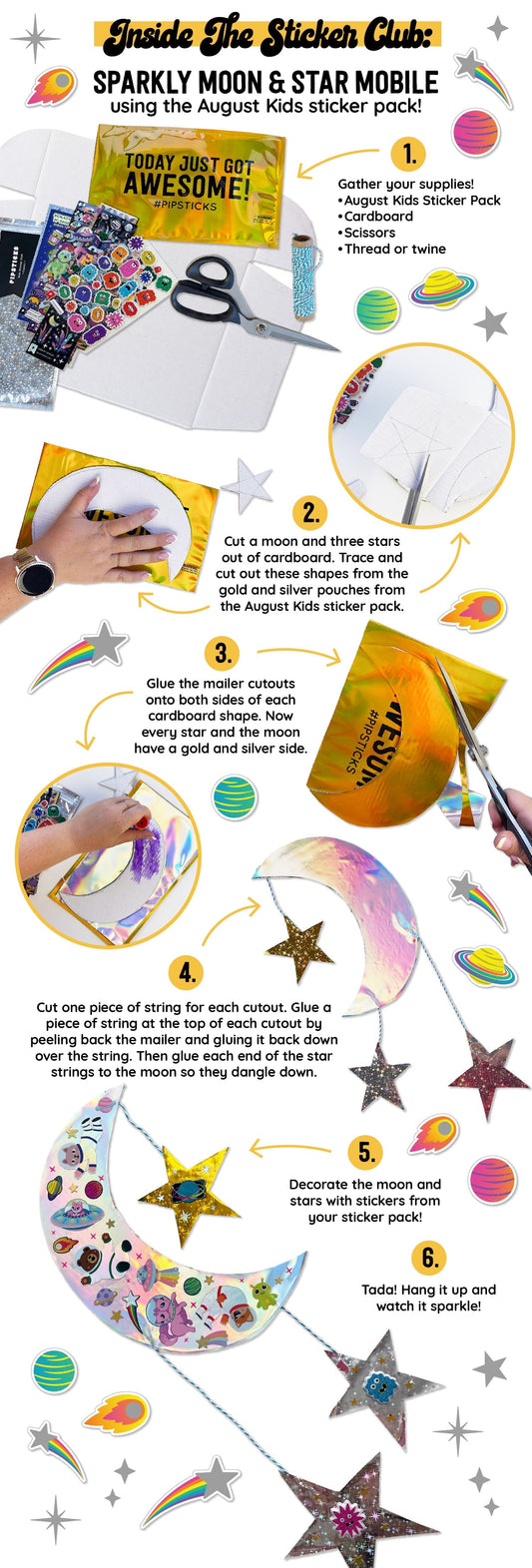 Inside the Sticker Club August 2026 KID
