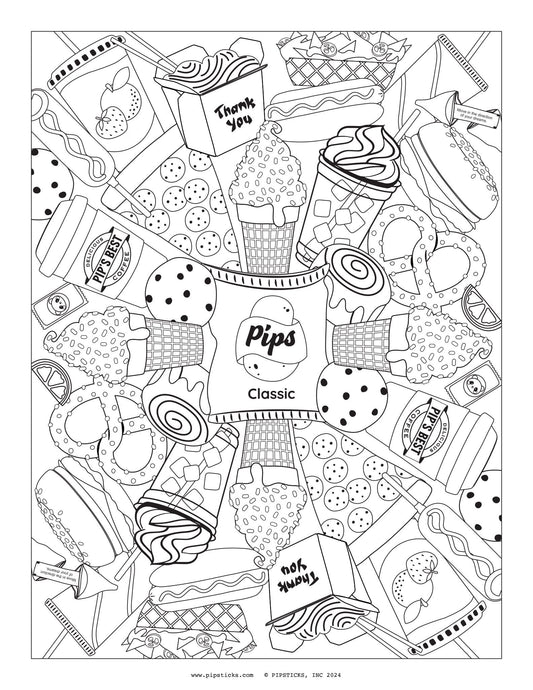 Pippy Freebie Coloring Page July 2024