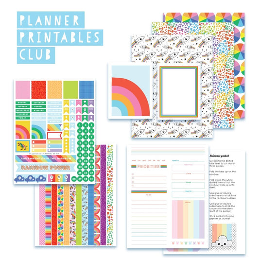 2019 February Planner Club Printables