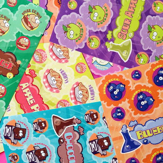 Scratch n sniff stickers!