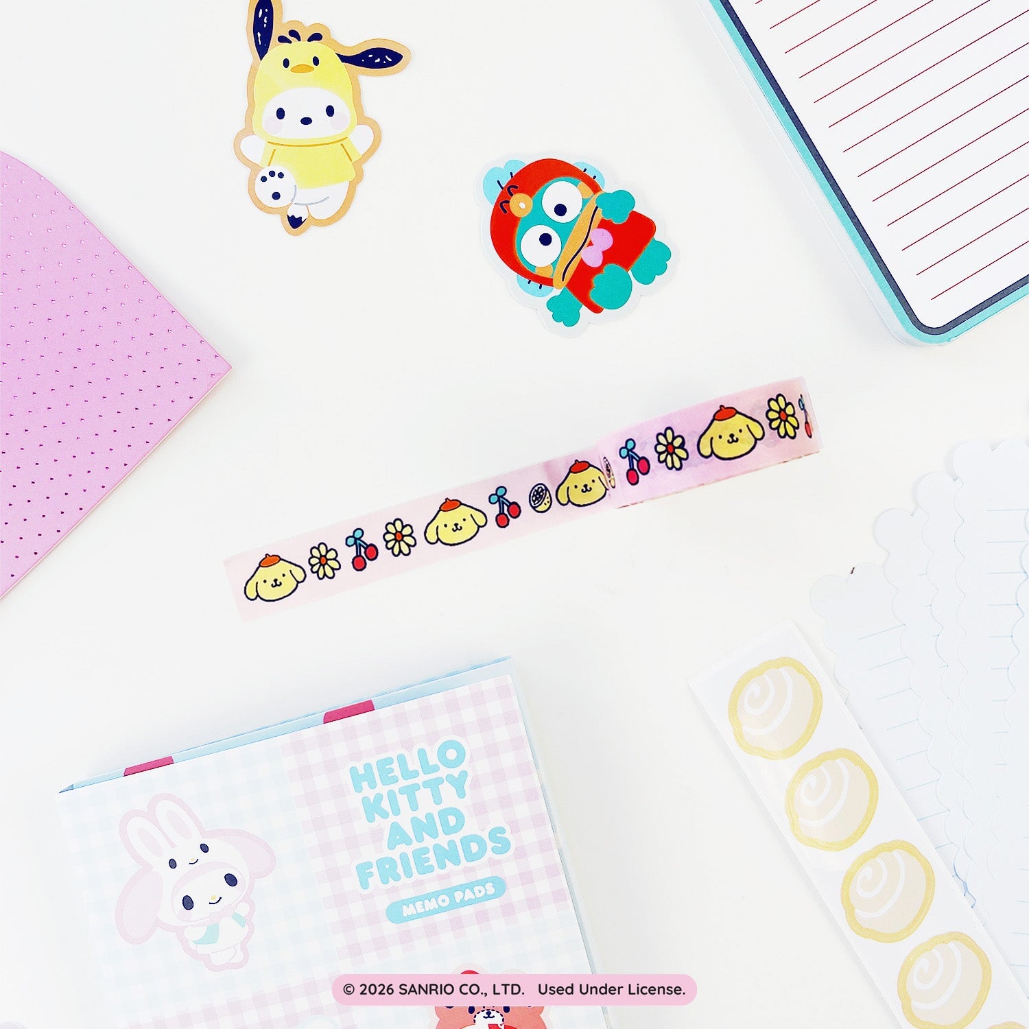 Pompompurin Lazy Daisy Washi Collection