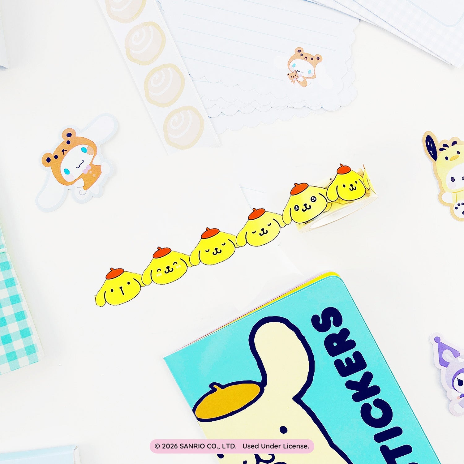 Pompompurin Lazy Daisy Washi Collection