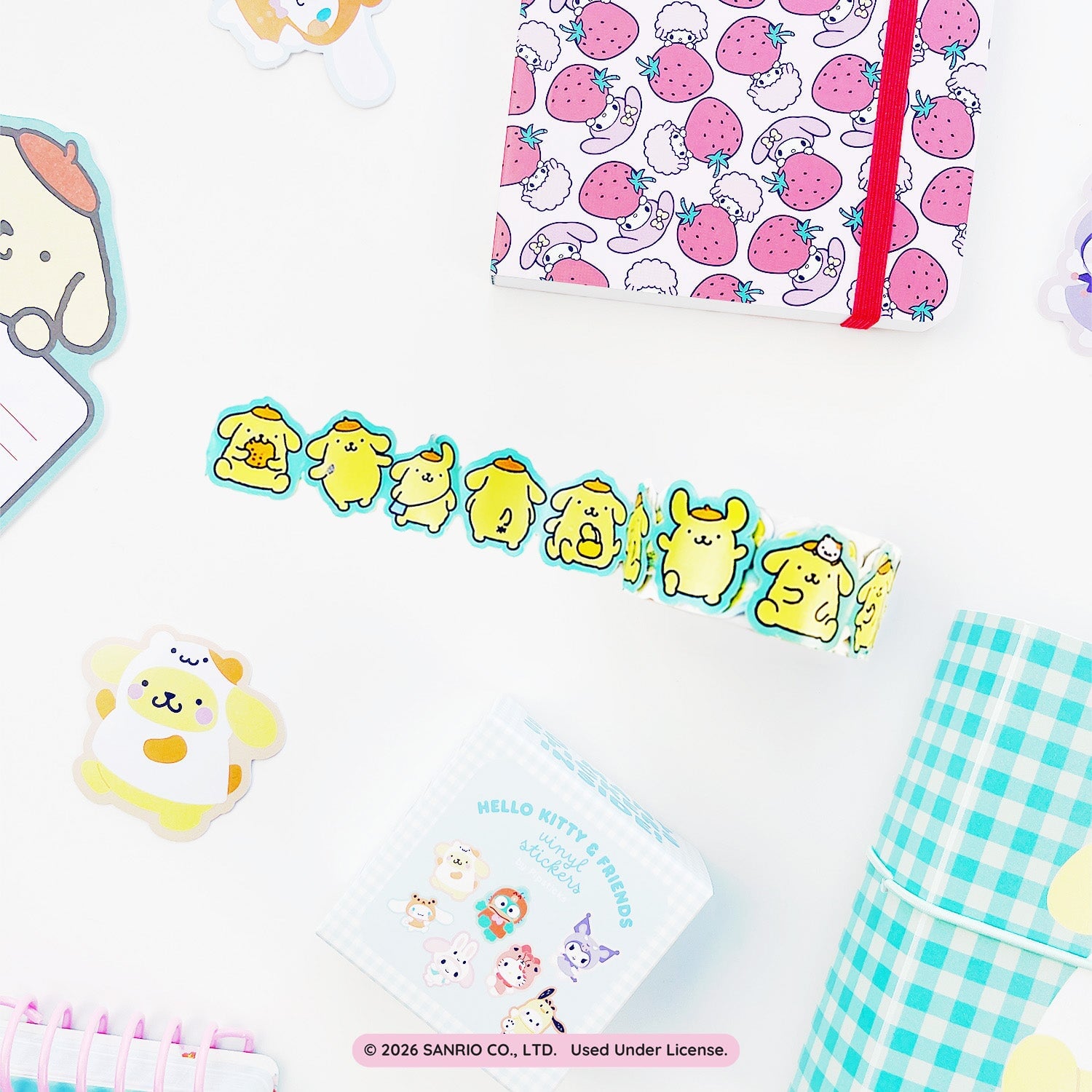 Pompompurin Lazy Daisy Washi Collection