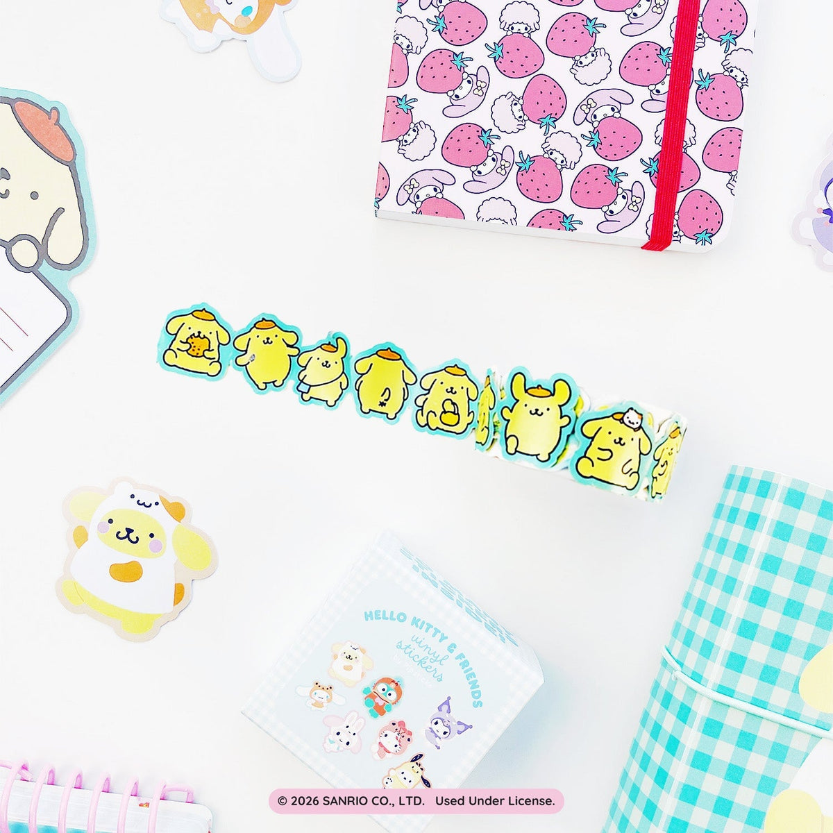 Pompompurin Lazy Daisy Washi Collection