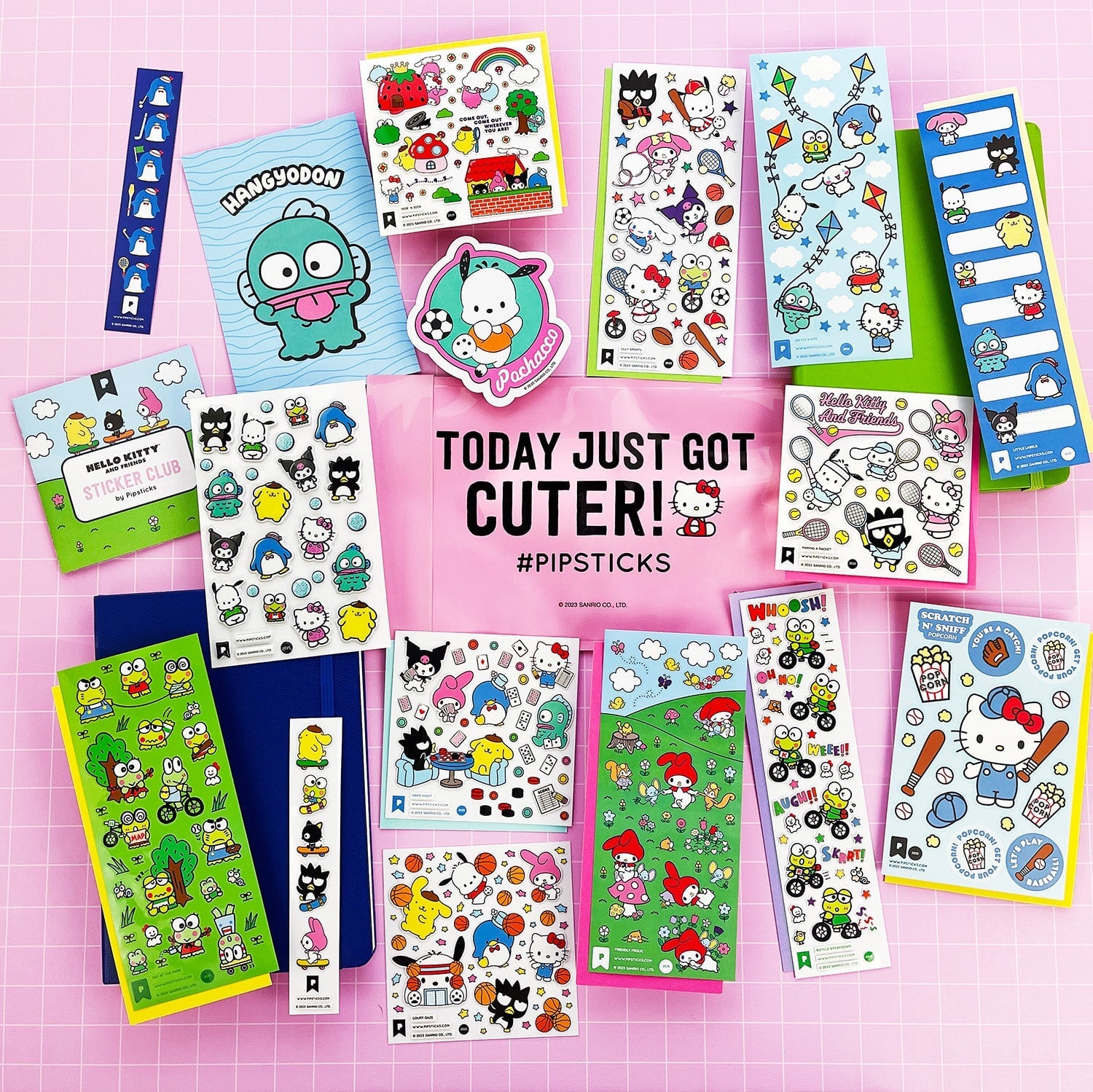 Play All Day Hello Kitty & Friends Sticker Club Pack