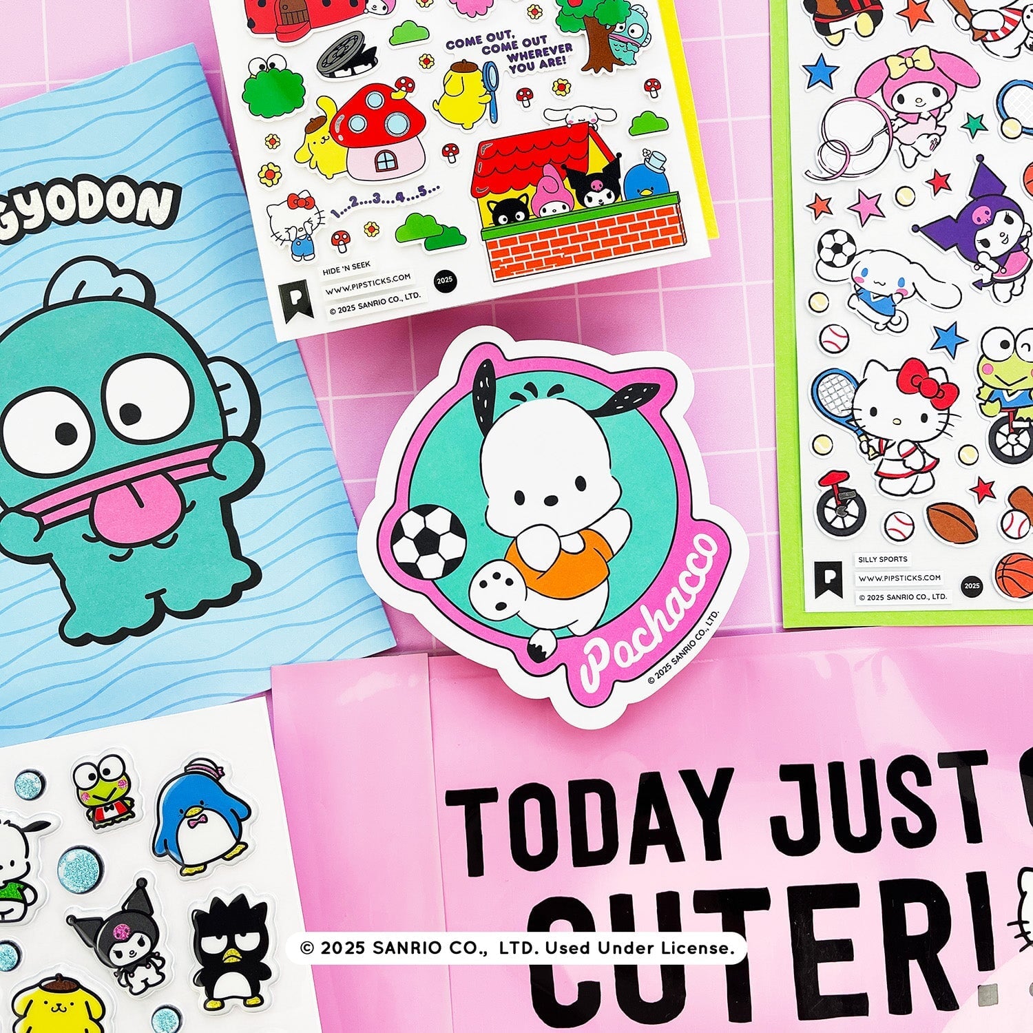 Play All Day Hello Kitty & Friends Sticker Club Pack