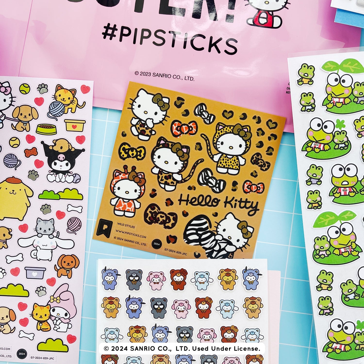 Stay Wild Hello Kitty Sticker Pack