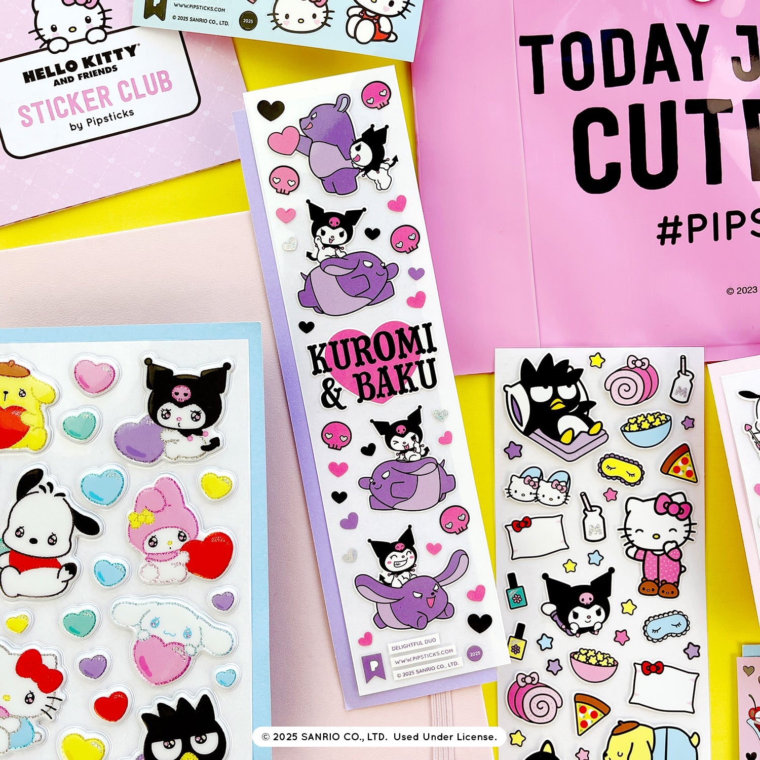 Stop and Smell the Roses Hello Kitty Sticker Pack