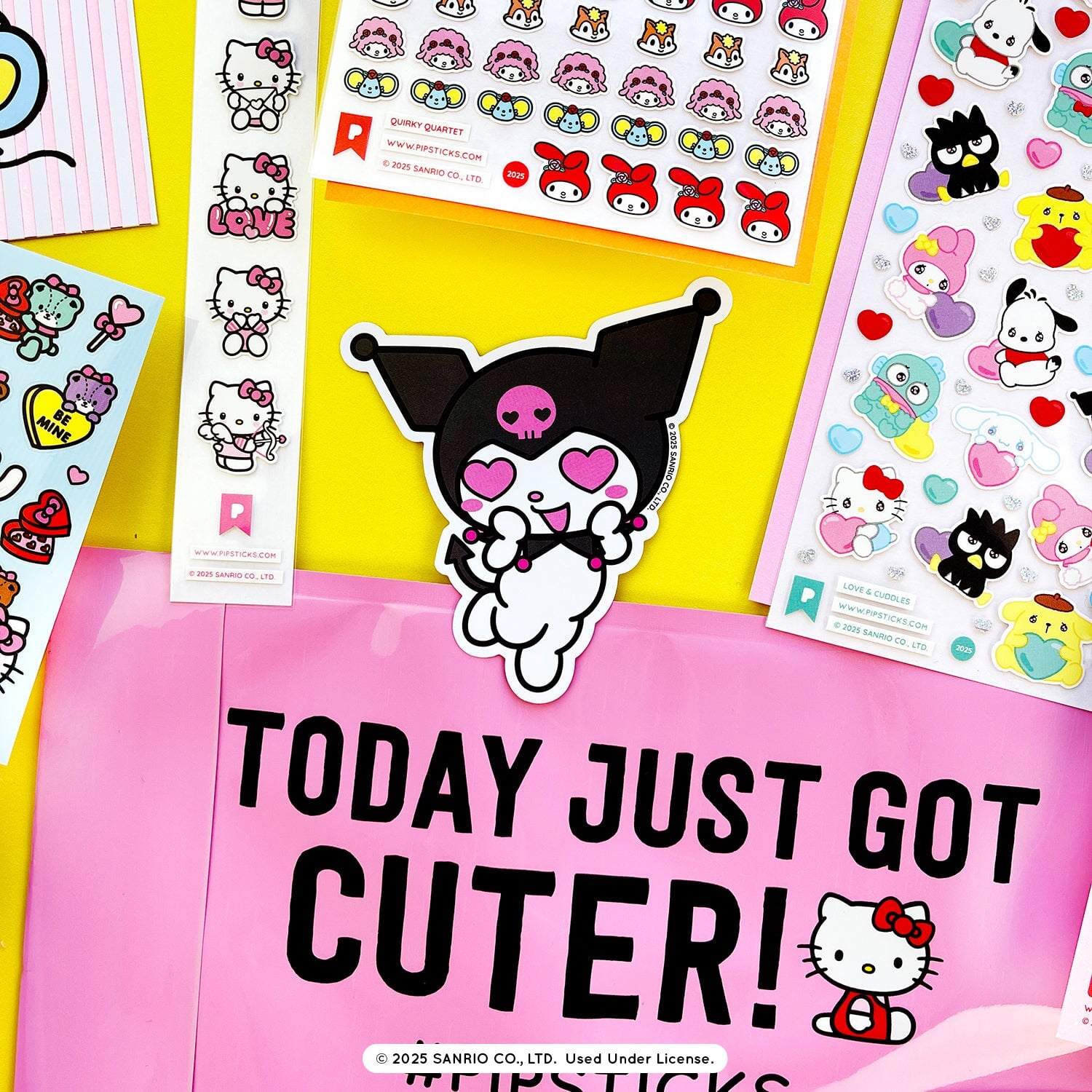 Stop and Smell the Roses Hello Kitty Sticker Pack