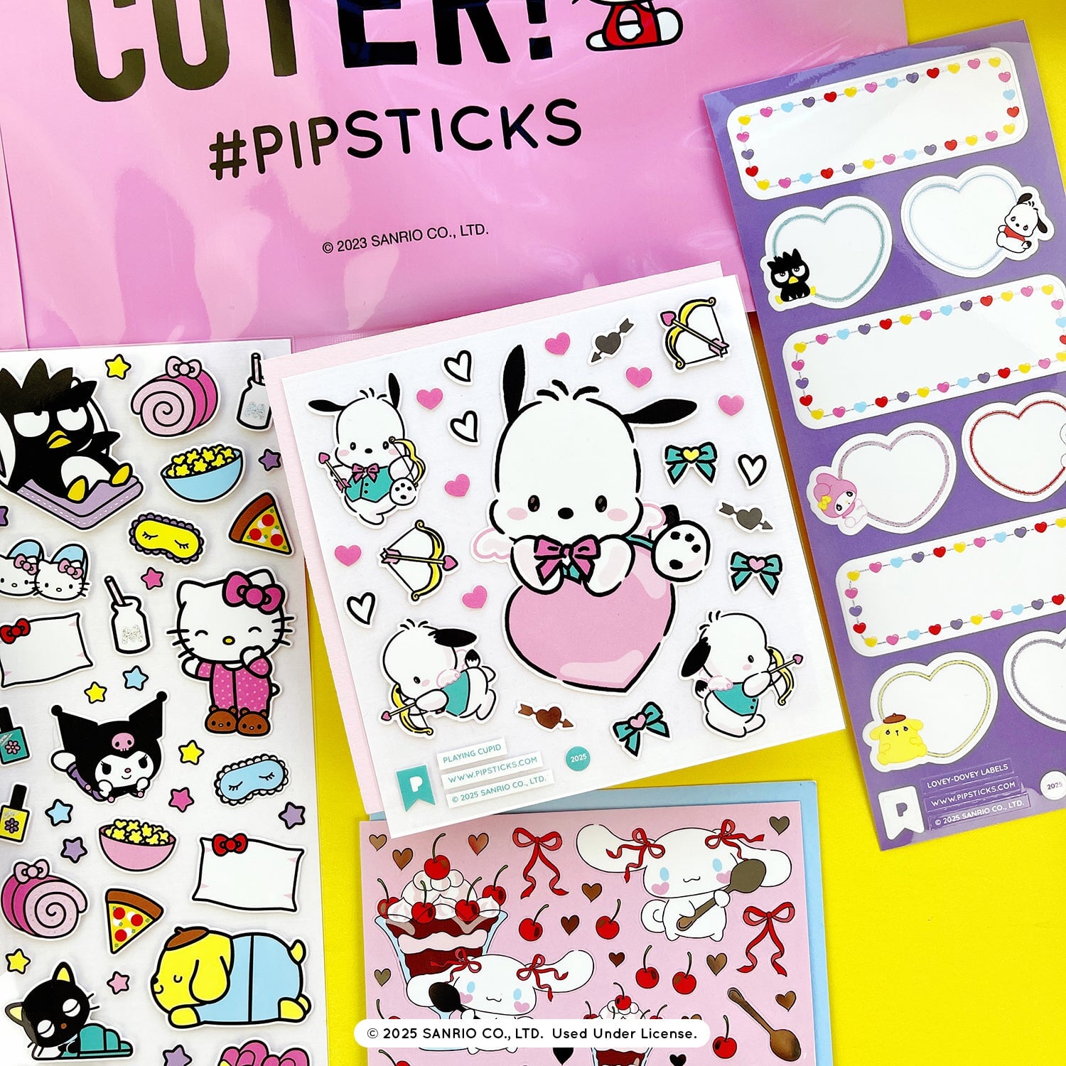 Stop and Smell the Roses Hello Kitty Sticker Pack