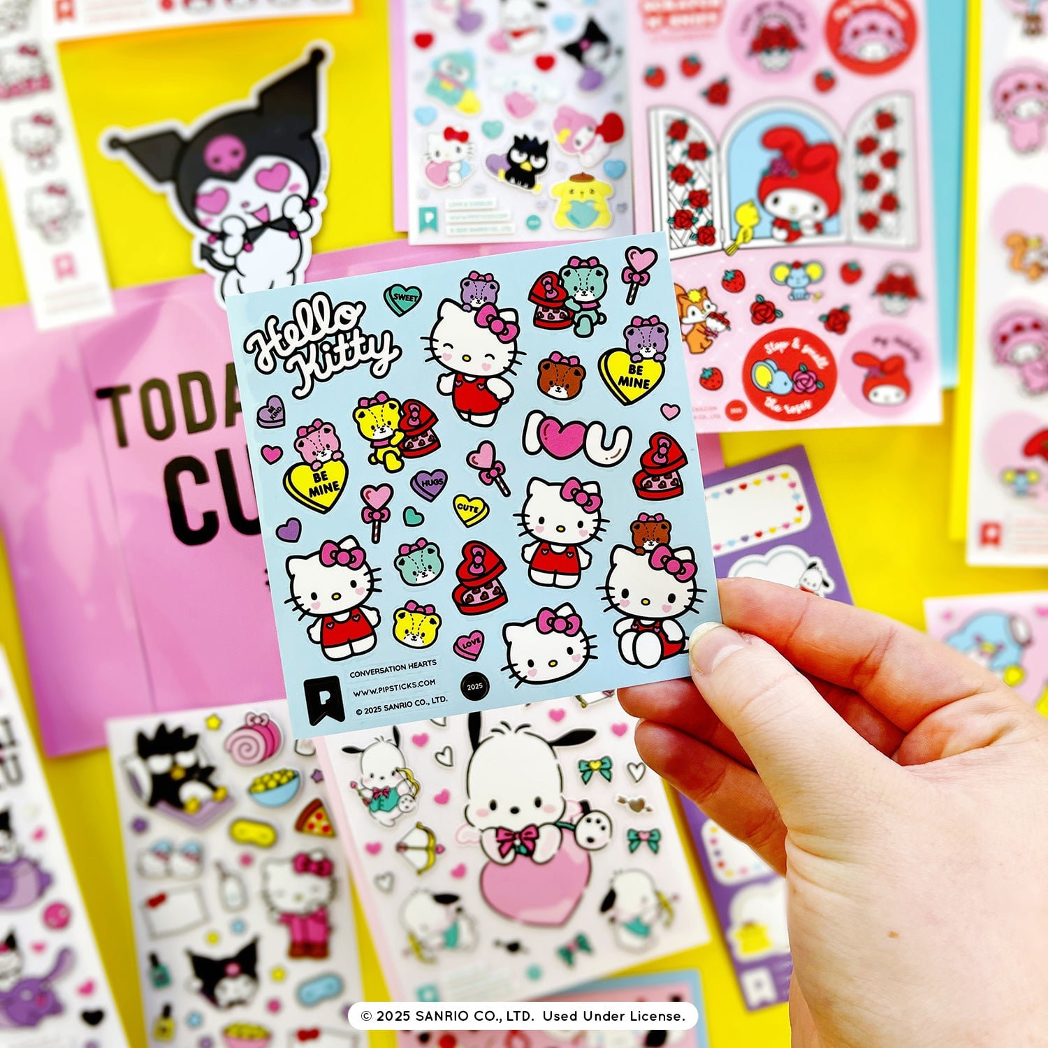 Stop and Smell the Roses Hello Kitty Sticker Pack
