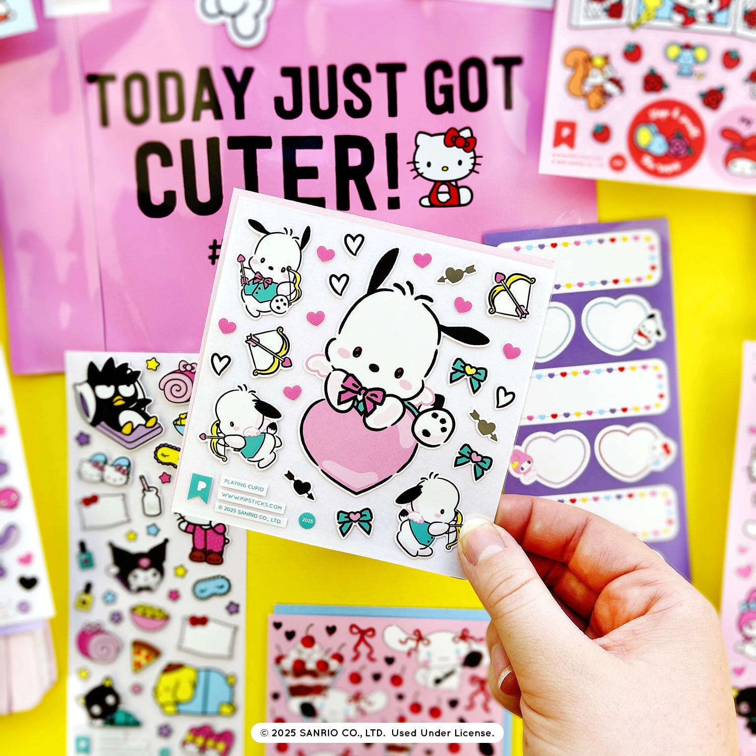 Stop and Smell the Roses Hello Kitty Sticker Pack